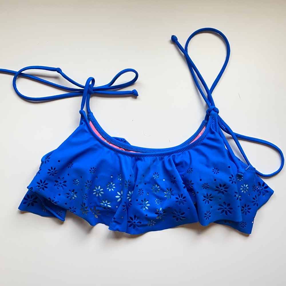 Victoria’s Secret PINK blue bikini top